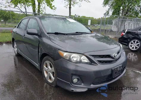 2011 Toyota Corolla S from USA, damaged, VIN 2T1BU4EE5BC589693
